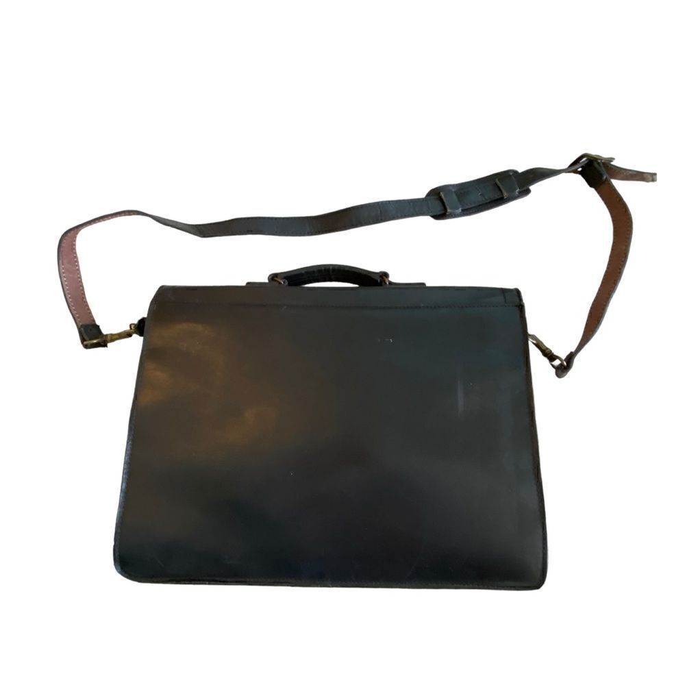 Handmade Mexican Leather Briefcase - Picture 12 of 15
